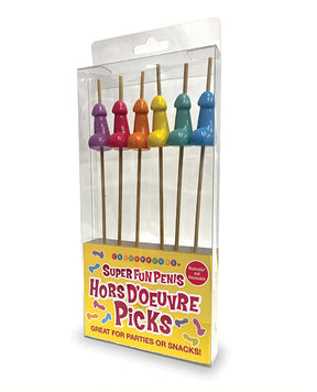 Super Fun Hor D'Oeuvre Picks - Set of 6 by Candy Prints