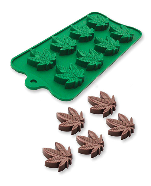 Candy Prints Cannabis Leaf Silicone Mold, 11-Cavity