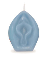 Little Genie Eden's Vagina Candle — Blue, 3-inch Vanilla