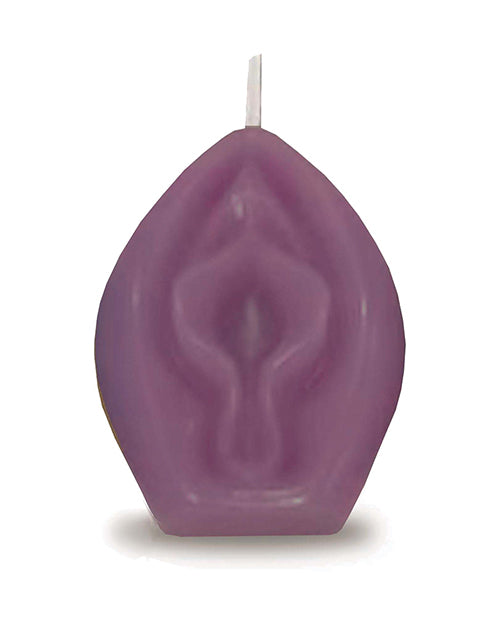 Little Genie Eden's Vagina Candle — Purple, Vanilla Scented, 3-inch