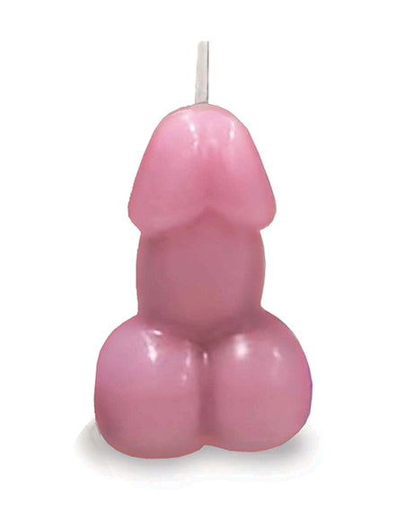 Little Genie Eden's 3-inch Vanilla-Scented Penis Candle — Rose