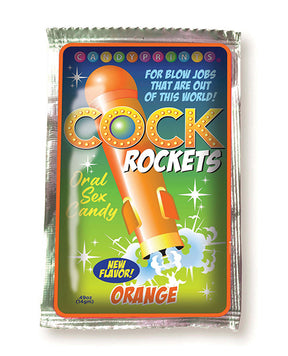 Cock Rockets Oral Sex Candy Pop - Orange by Candy Prints