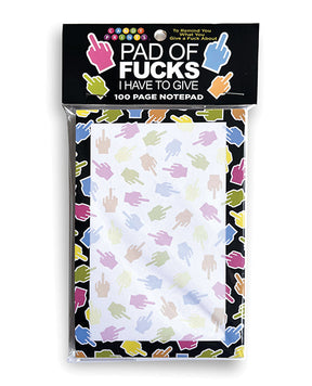 Fucks I Have To Give Notepad - 100 Sheet Notepad by Little Genie