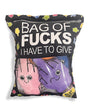 Bag of Fucks I Have To Give Plushy Pillow - Plush Bag of 5 Middle Fingers by Little Genie