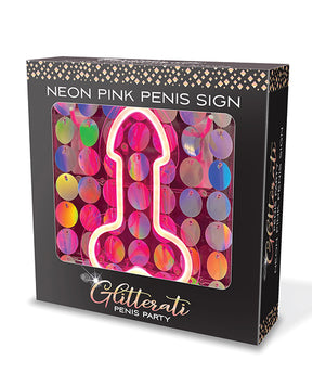 Penis Neon Light Up Sign by Little Genie