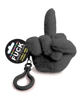 Fucks To Give Twirly Bird Plush - Black by Little Genie