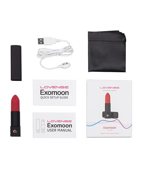 Lovense Exomoon Lipstick Vibe - Red by Lovense
