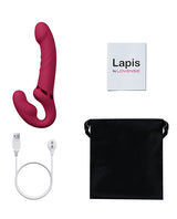 Lovense Lapis Vibrating Strapless Strap On - Pink by Lovense