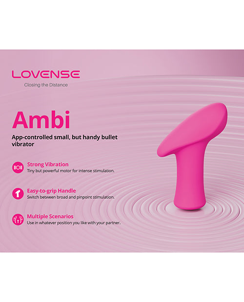 Lovense Ambi Bullet - Pink by Lovense