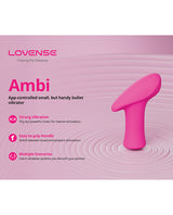 Lovense Ambi Bullet - Pink by Lovense
