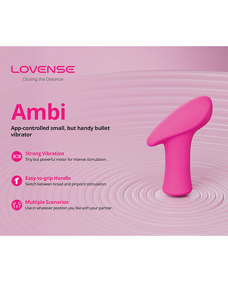 Lovense Ambi Bullet - Pink by Lovense