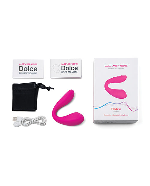 Lovense Dolce (Previously Quake) Adjustable Dual Stimulator - Pink by Lovense