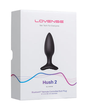 Lovense Hush 2 1.5" Butt Plug - Black by Lovense