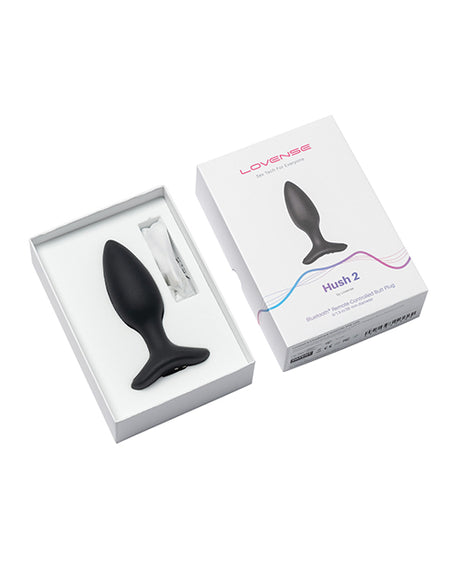 Lovense Hush 2 1.5" Butt Plug - Black by Lovense