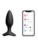 Lovense Hush 2 1.5" Butt Plug - Black by Lovense