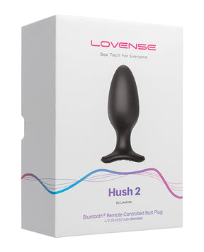 Lovense Hush 2 2.25" Butt Plug - Black by Lovense