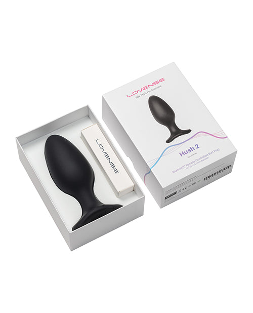 Lovense Hush 2 2.25" Butt Plug - Black by Lovense