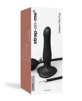 Strap On Me Inflatable Dildo Plug - Black by Strap-On-Me