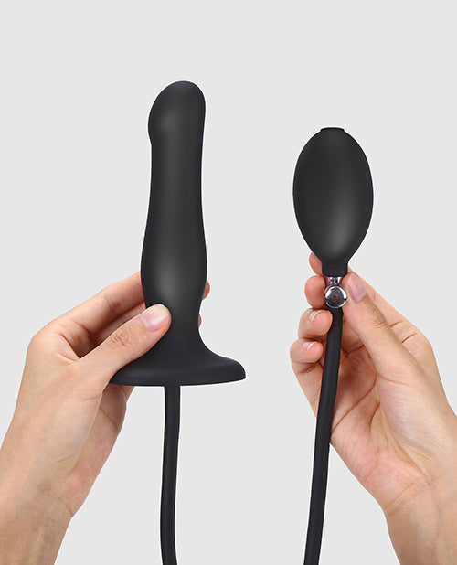 Strap On Me Inflatable Dildo Plug - Black by Strap-On-Me