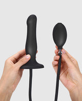 Strap On Me Inflatable Dildo Plug - Black by Strap-On-Me