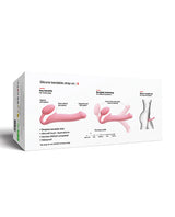 Strap-On-Me Semi-Realistic Bendable Strap-On, Pink (SM)