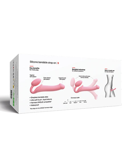 Strap-On-Me Semi-Realistic Bendable Strap-On, Pink (SM)