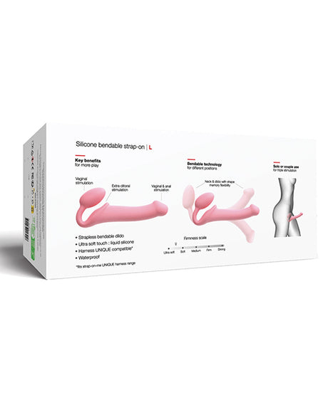 Strap-on-Me Semi-Realistic Bendable Strap-on - Pink by Strap-On-Me