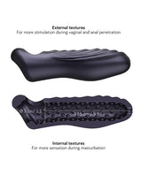 Man Wand RYZER Max Penis Sleeve - Black Plum by Manwan