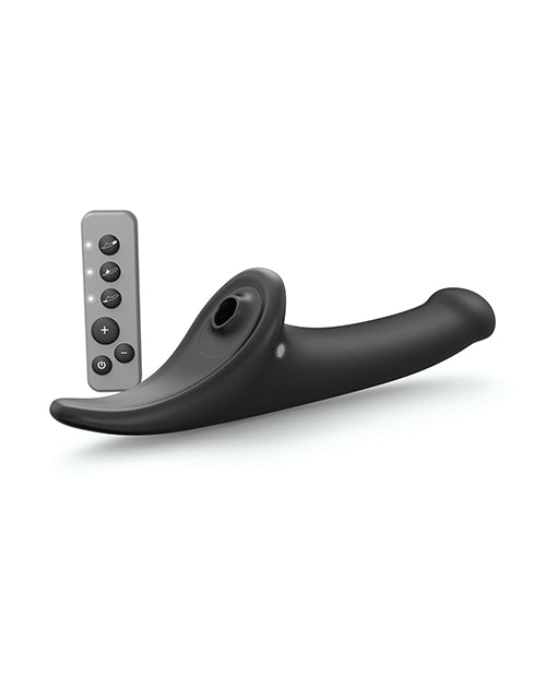 Strap On Me Multi Orgasm Dildo - Black Medium by Strap-On-Me