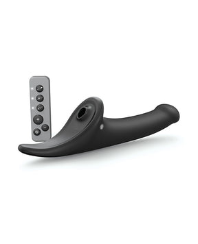 Strap On Me Multi Orgasm Dildo - Black Medium by Strap-On-Me