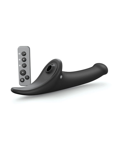 Strap On Me Multi Orgasm Dildo - Black Medium by Strap-On-Me