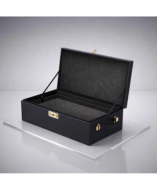 Strap On Me Le Coffret Prestige Edition Built-in Combination Lock Case - Black by Strap-On-Me