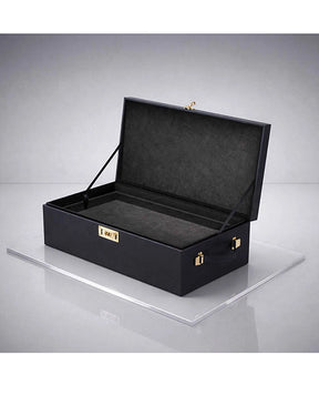 Strap On Me Le Coffret Prestige Edition Built-in Combination Lock Case - Black by Strap-On-Me