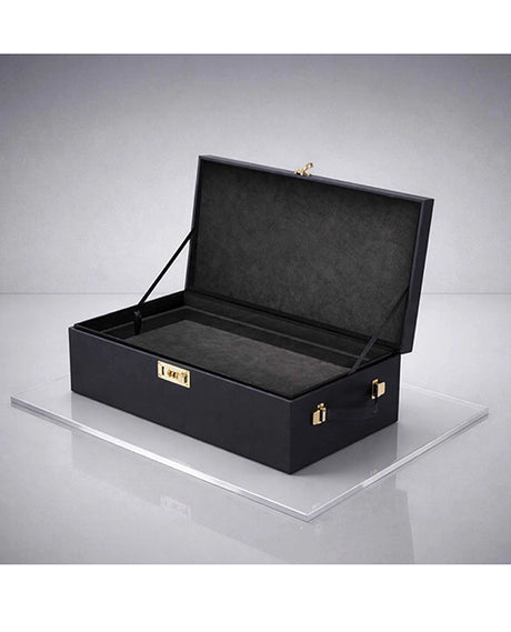 Strap On Me Le Coffret Prestige Edition Built-in Combination Lock Case - Black by Strap-On-Me