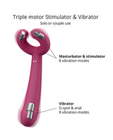 Love to Love Please Me Multi-Play Vibrator - Plum Star by Love to Love