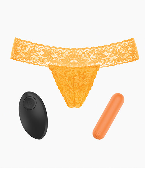 Love to Love Secret Panty Vibe 2 - Neon Orange by Love to Love