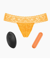 Love to Love Secret Panty Vibe 2 - Neon Orange by Love to Love