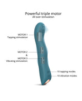 Love to Love Swap Tapping Vibrator - Teal Me by Love to Love
