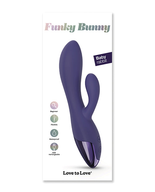 Love to Love Funky Bunny Small Rabbit - Midnight Indigo by Love to Love