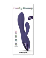 Love to Love Funky Bunny Small Rabbit - Midnight Indigo by Love to Love