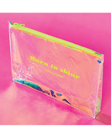 Love to Love Born to Shine PVC Pouch — Acid Yellow