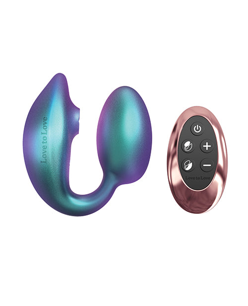 Love to Love Wonderlover Dual Stimulator - Iridescent Turquoise by Love to Love