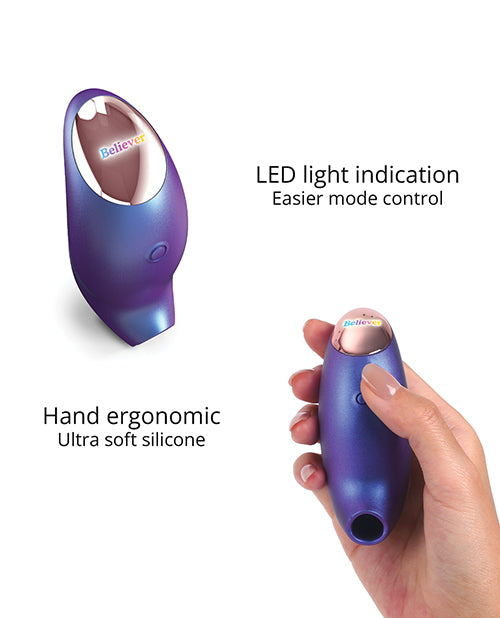 Love to Love Believer Mini Tongue Flicker Stimulator — Iridescent Night