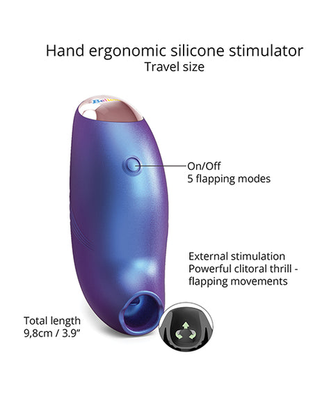 Love to Love Believer Mini Tongue Flicker Stimulator — Iridescent Night