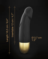 Dorcel Real Vibration S 6" Rechargeable Vibrator 2.0 - Gold by Dorcel