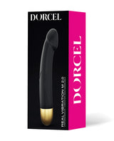 Dorcel Real Vibration M 8.6" Rechargeable Vibrator 2.0 - Black/Gold by Dorcel