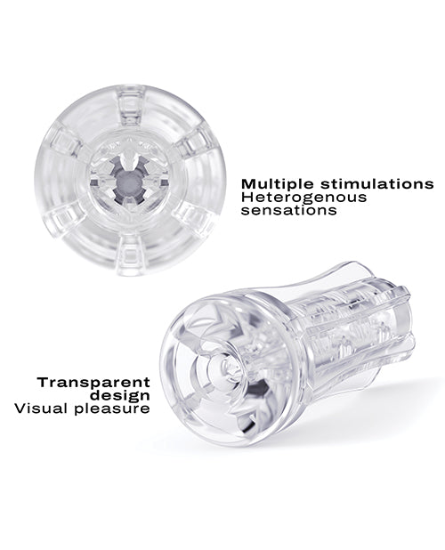 Dorcel Deep Blow Multi Sensation Sleeve - Clear by Dorcel