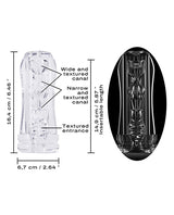 Dorcel Deep Blow Multi Sensation Sleeve - Clear by Dorcel