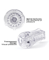 Dorcel Deep Blow Tornado Sleeve - Clear by Dorcel