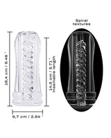 Dorcel Deep Blow Tornado Sleeve - Clear by Dorcel